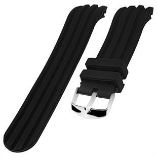 NAUTICA Modellere Uyumlu 24mm Silikon Saat Kordonu S01A2-B