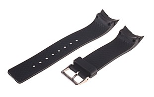 NAUTICA Saat Modeline Uyumlu 28x22mm Silikon Saat Kordonu S02NAUVD-B