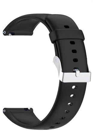 Samsung Gear S3 / Samsung Galaxy Watch 4 5 6 7 / 40 42 43 44 46 47mm Classic Uyumlu Silikon Saat Kordonu Kayışı