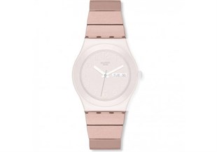 SWATCH Irony Silky Lustre Model Uyumlu 17mm Metal Saat Kordonu YLP7000AG-P