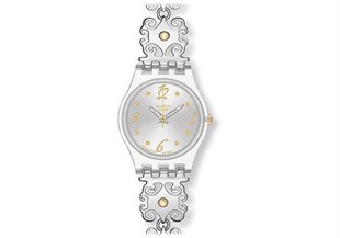 SWATCH Crystal Lace Model Uyumlu 12mm Metal Saat Kordonu LK294G-G