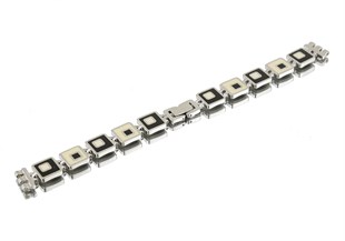 SWATCH Orjinal Chessboard Model Uyumlu 12mm Metal Saat Kordonu LB160G-G