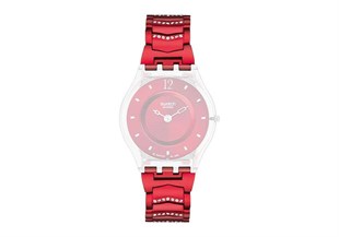 SWATCH Cristal Row Red Model Uyumlu 16.5mm Metal Saat Kordonu SFK349AG-R 