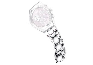 SWATCH Caviar DAubergine Model Uyumlu 19.7mm Metal Saat Kordonu YCS488G-G