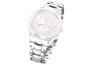 SWATCH Caviar DAubergine Model Uyumlu 19.7mm Metal Saat Kordonu YCS488G-G
