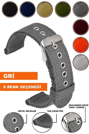 Xaomi Mi Watch S1-S2 Redmi Watch 5 Active-Lite Saat Uyumlu Tekstil Nato Kumaş Saat Kordonu Kayışı