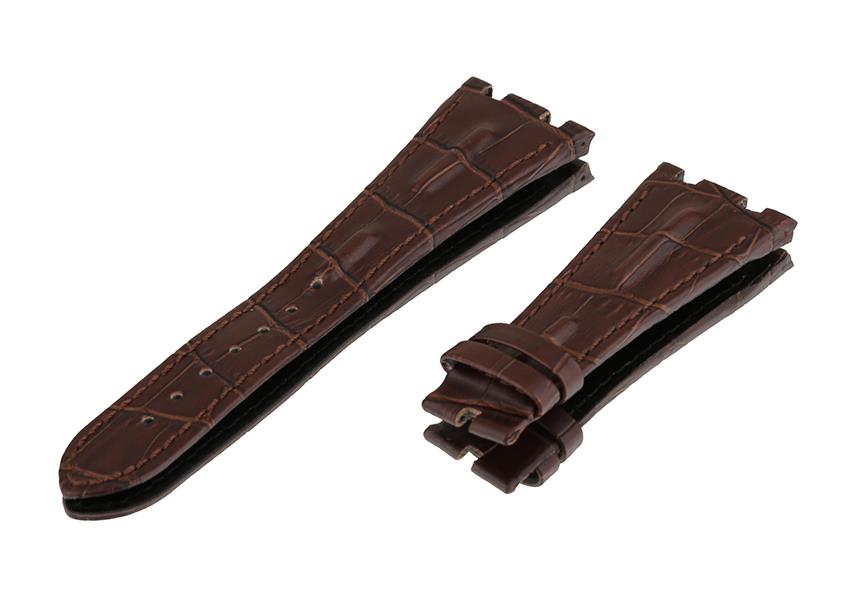  Audemars Piguet Royal Oak OffShore Uyumlu 28x18mm Hakiki Deri Saat Kordonu L0CRAPD-K