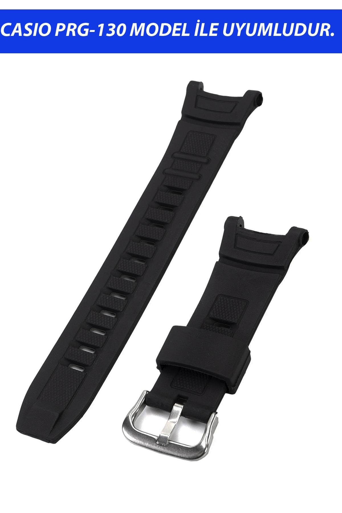 Casio PRG-130 Saat Uyumlu Silikon Saat Kordonu Kayışı