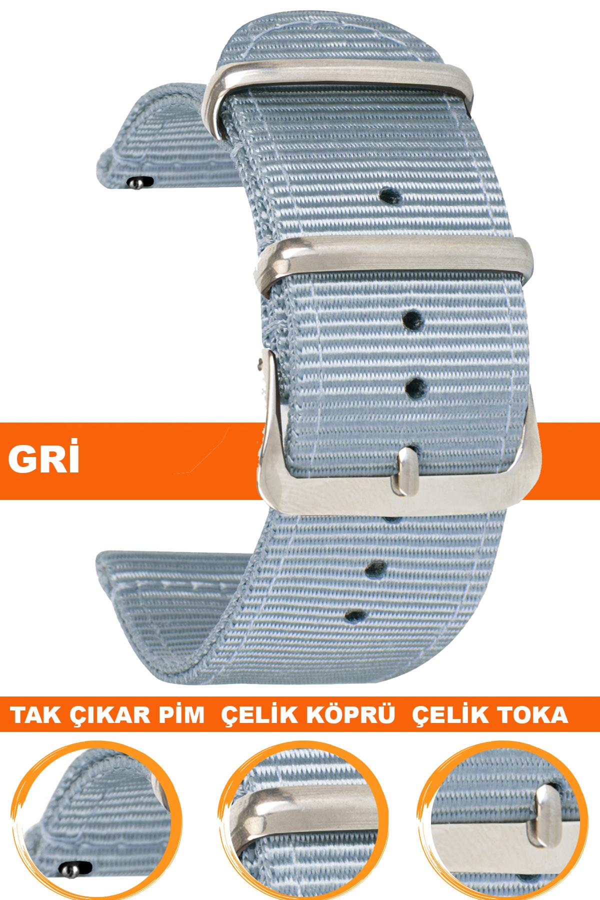 Cobra F39CLDS-GR Tekstil Saat Kordonu