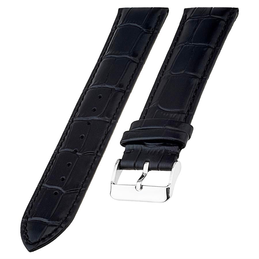 Cobra L04EV-B Krokodil Desen Hakiki Deri Saat Kordonu