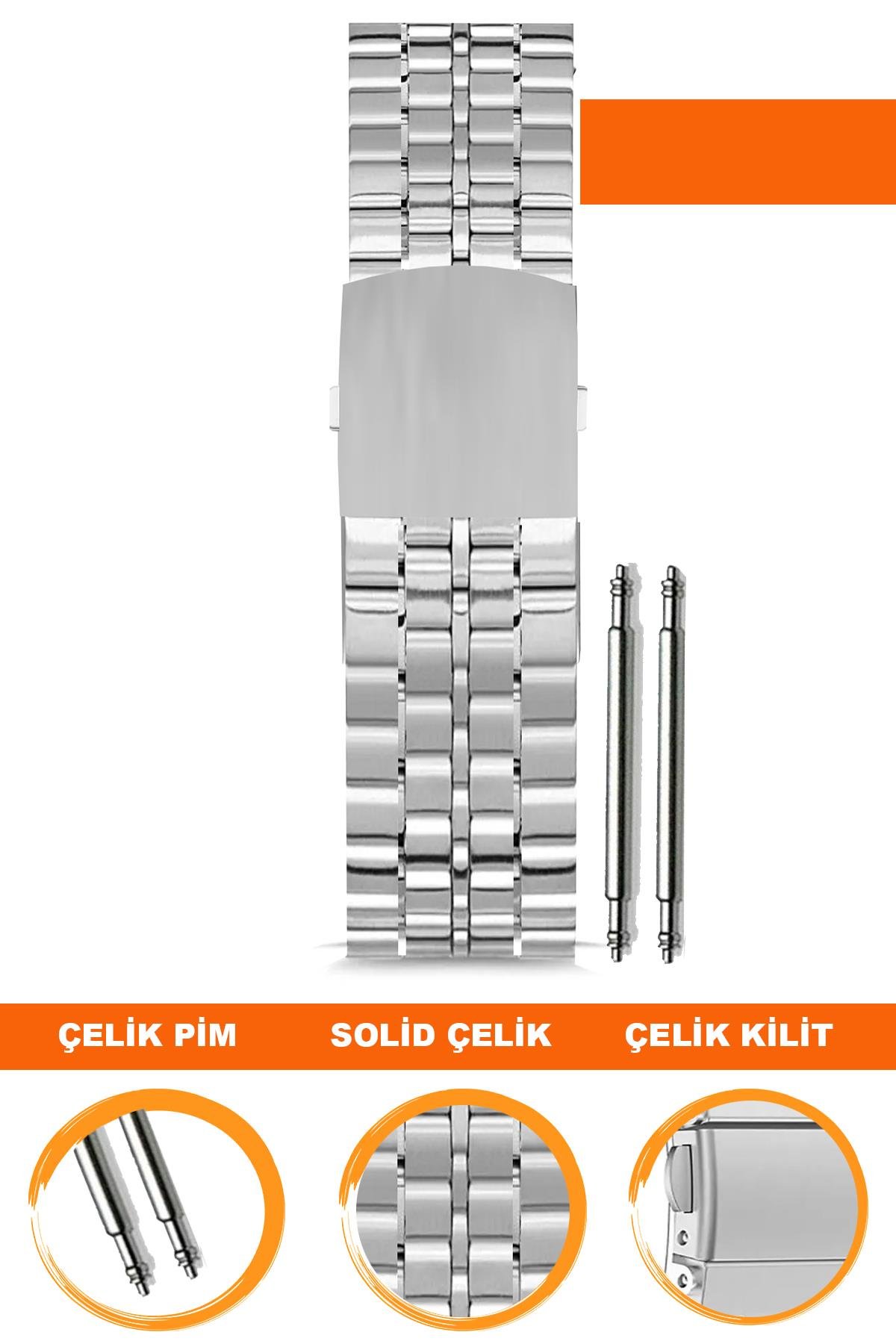 Cobra M16PD6-S  Orjinal Paslanmaz Metal Saat Kordonu