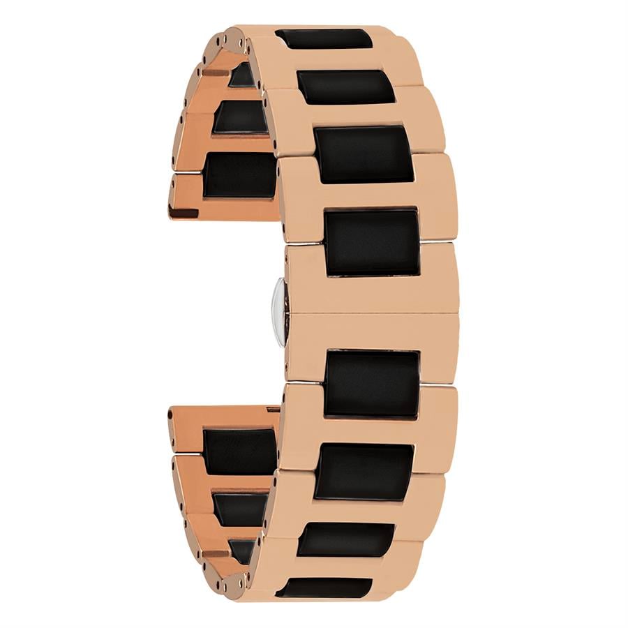 Cobra MS19GL-RB Orjinal Siyah Seramik Rose Metal Saat Kordonu