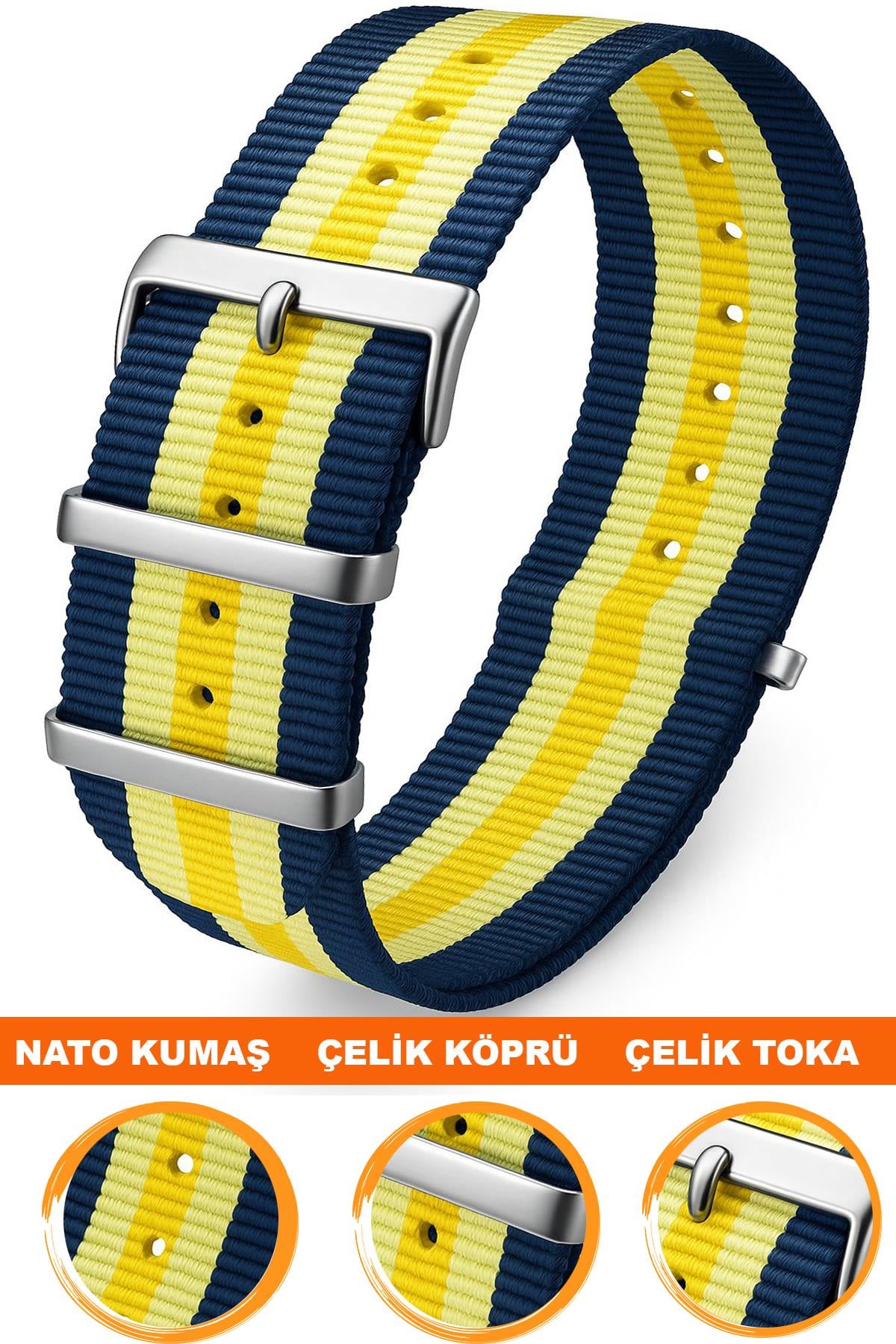 Cobra N32NYL3-LBY Nato Saat Kordonu