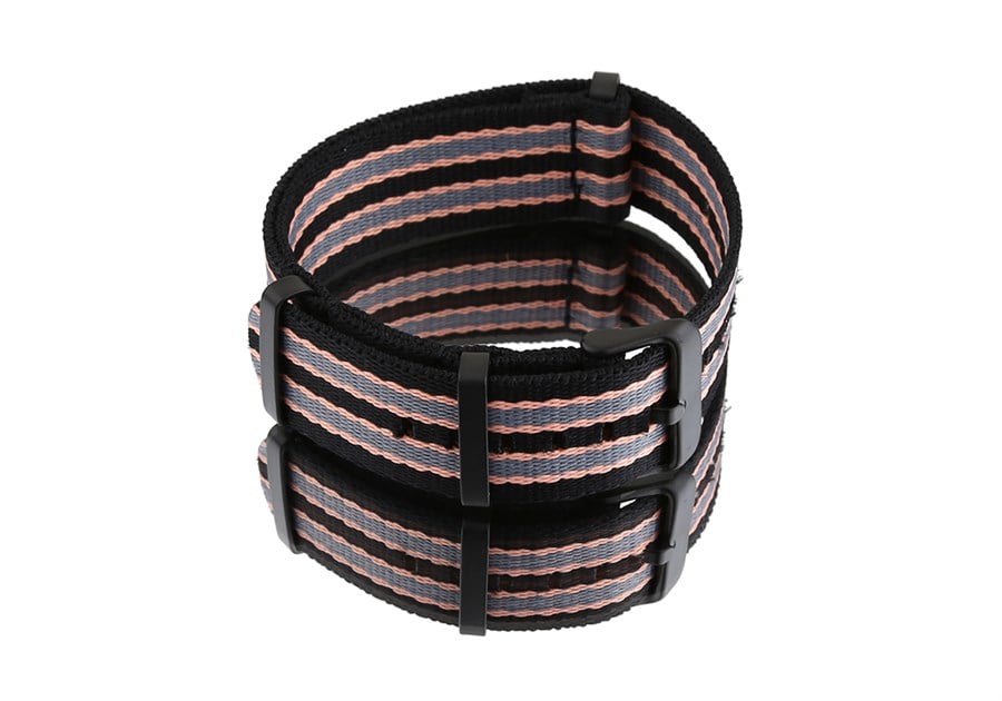 Cobra Paraşüt Kumaş N39XWDB-BTG Nato Saat Kordonu