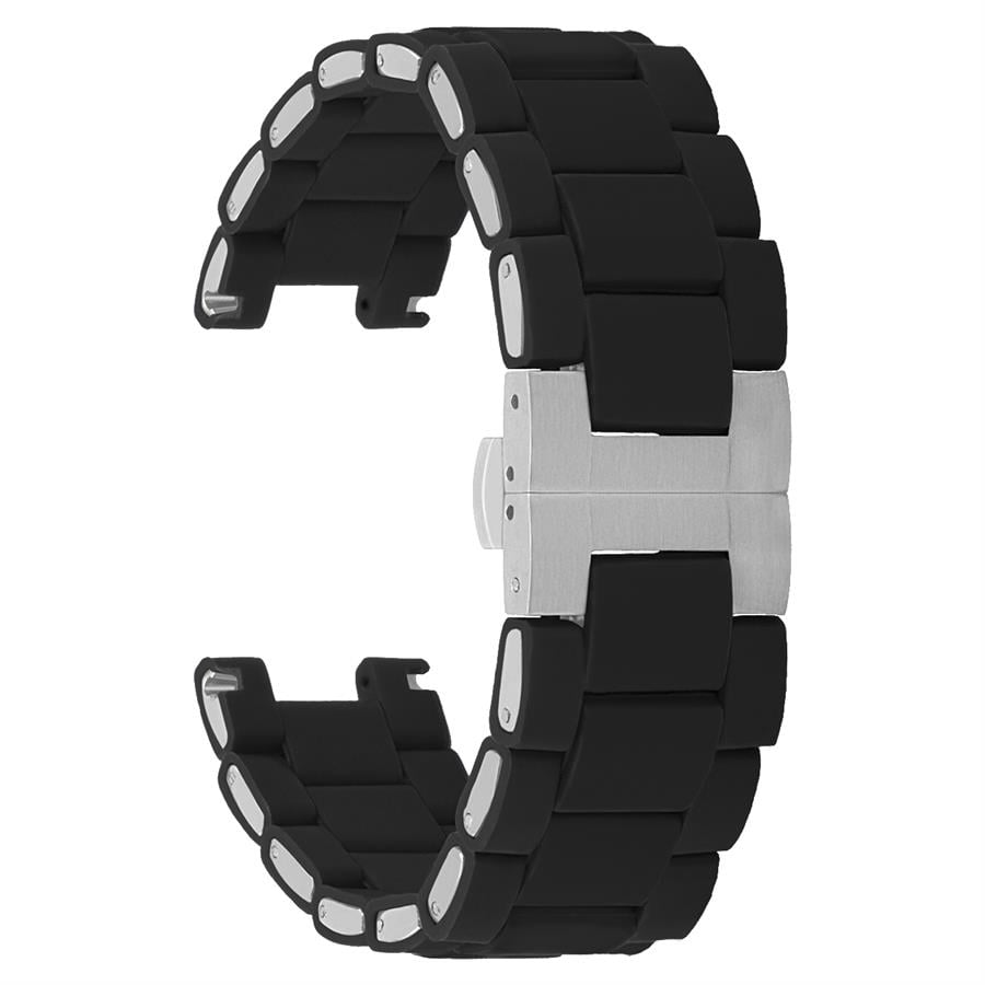 Emporio Armani AR5890 Uyumlu SM18EA-B Siyah Silikon Saat Kordonu 