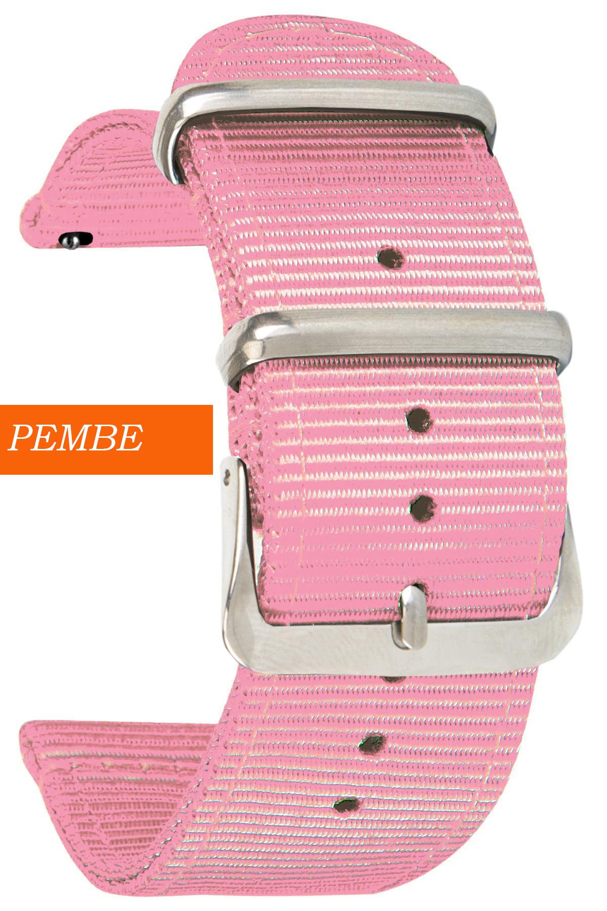 Huawei Watch Gt Gt2 Gt3 Gt4 Gt5 Uyumlu Tekstil Nato Kumaş Saat Kordonu Kayışı