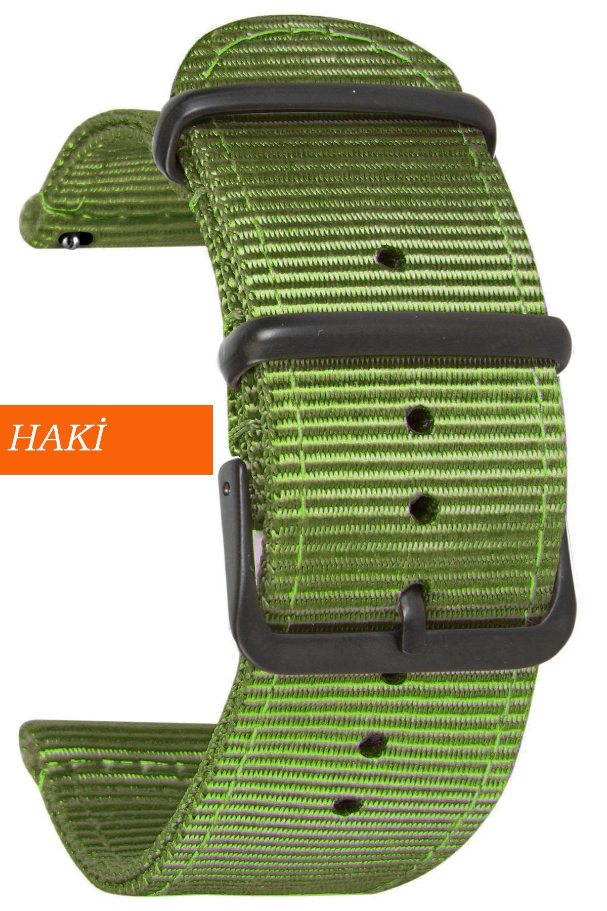 Huawei Watch Gt Gt2 Gt3 Gt4 Gt5 Uyumlu Tekstil Nato Kumaş Saat Kordonu Kayışı