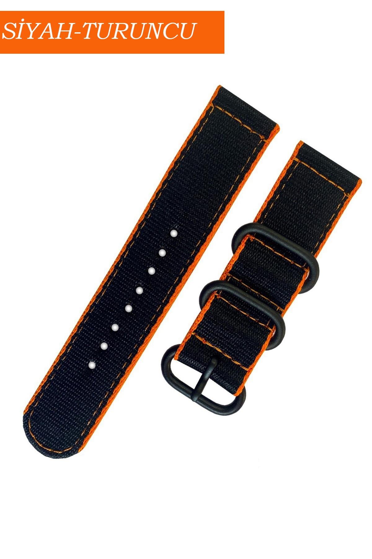 Huawei Watch Gt Gt2 Gt3 Gt4 Gt5 Uyumlu Tekstil Nato Kumaş Saat Kordonu Kayışı