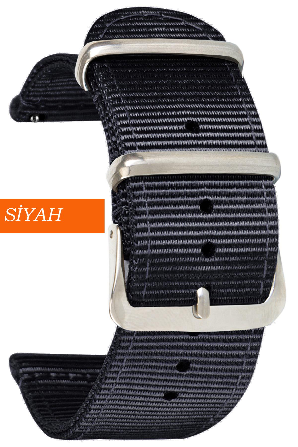 Huawei Watch Gt Gt2 Gt3 Gt4 Gt5 Uyumlu Tekstil Nato Kumaş Saat Kordonu Kayışı