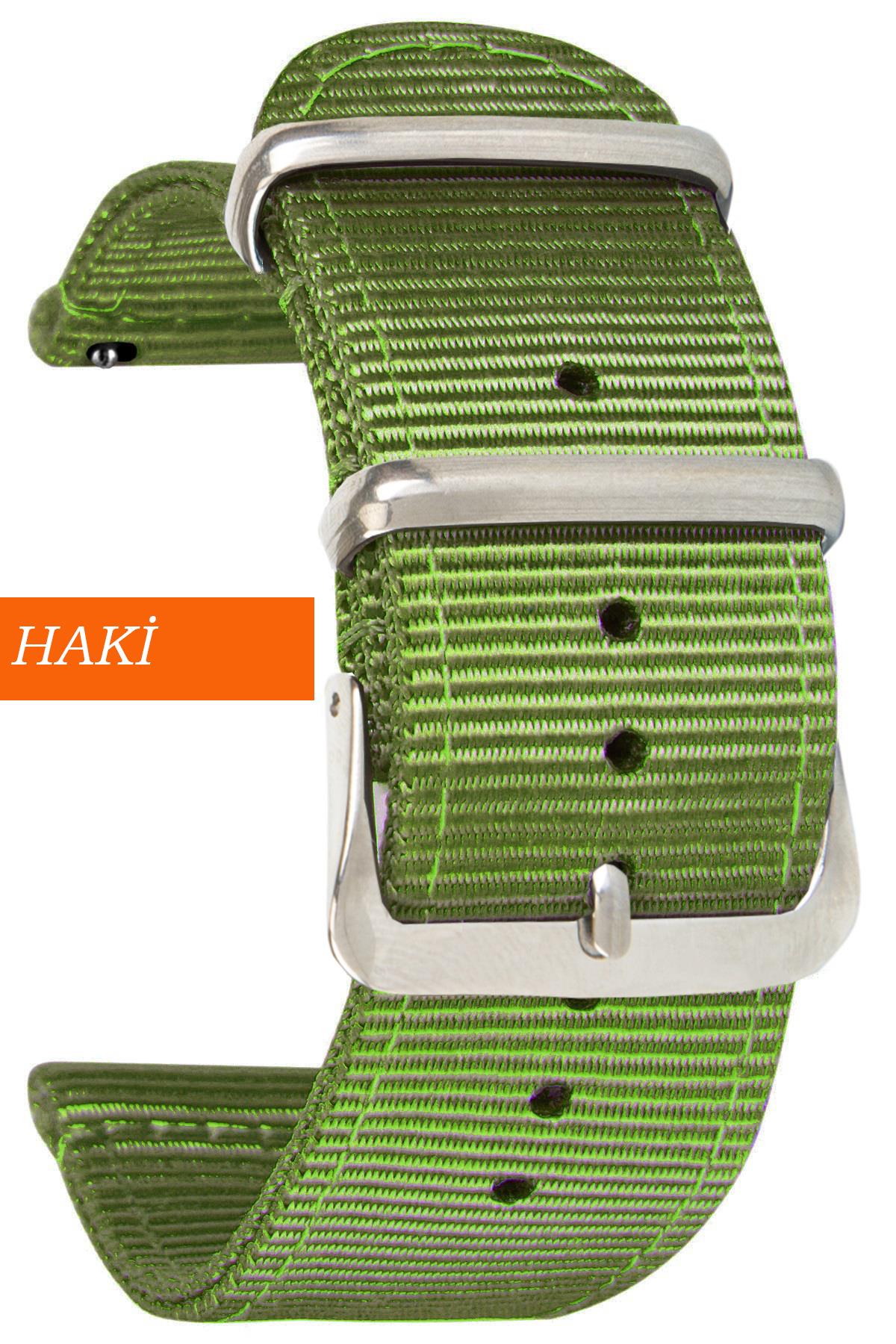 Huawei Watch Gt Gt2 Gt3 Gt4 Gt5 Uyumlu Tekstil Nato Kumaş Saat Kordonu Kayışı