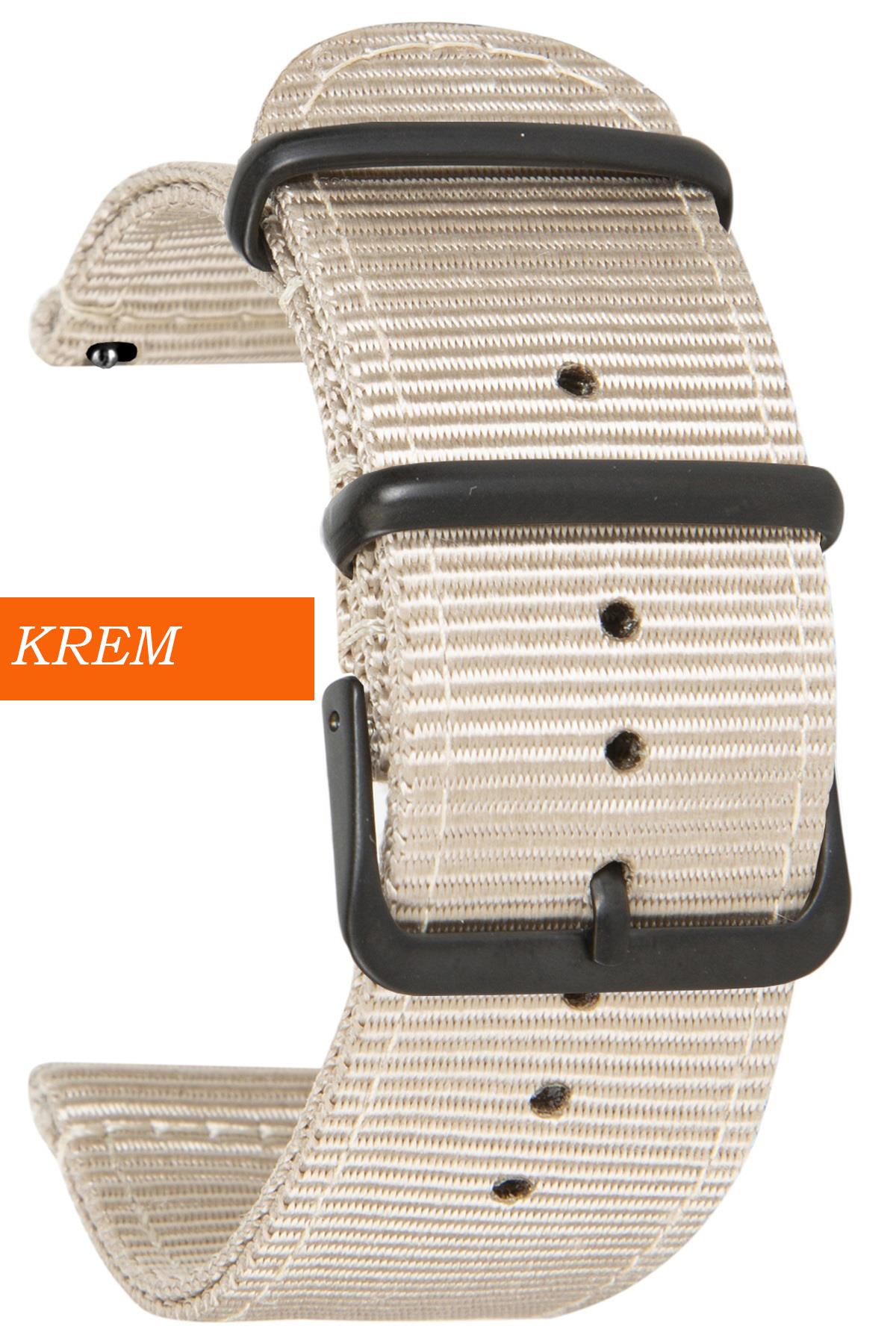 Huawei Watch Gt Gt2 Gt3 Gt4 Gt5 Uyumlu Tekstil Nato Kumaş Saat Kordonu Kayışı