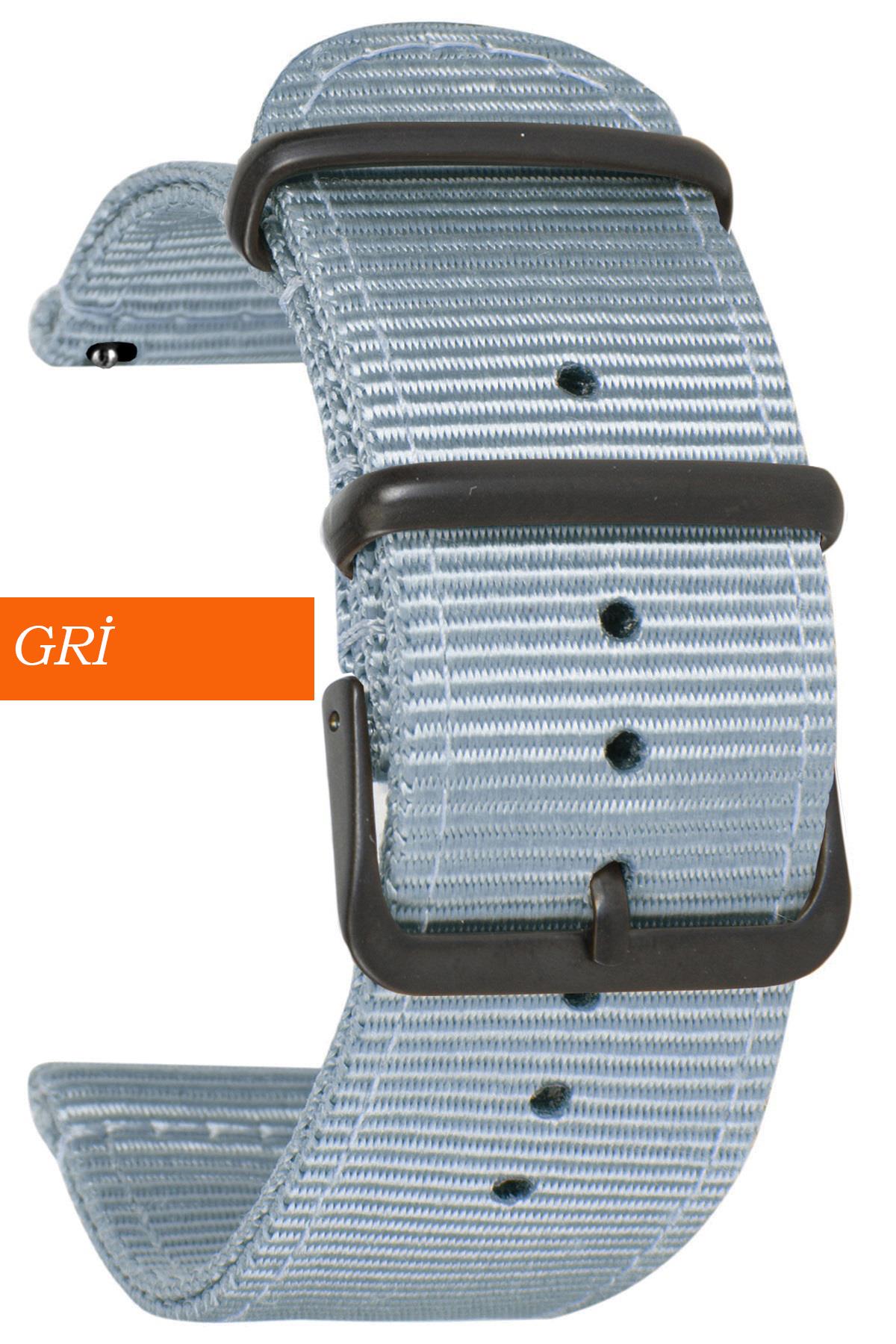 Huawei Watch Gt Gt2 Gt3 Gt4 Gt5 Uyumlu Tekstil Nato Kumaş Saat Kordonu Kayışı