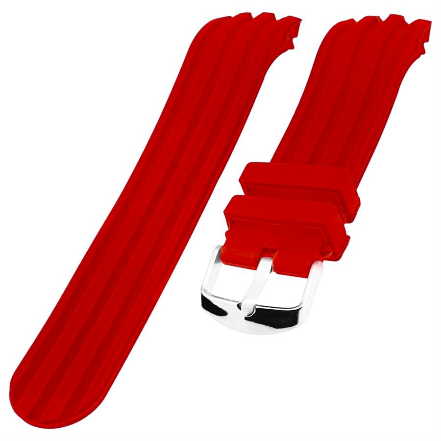 NAUTICA Modellere Uyumlu 24mm Silikon Saat Kordonu S01A2-R