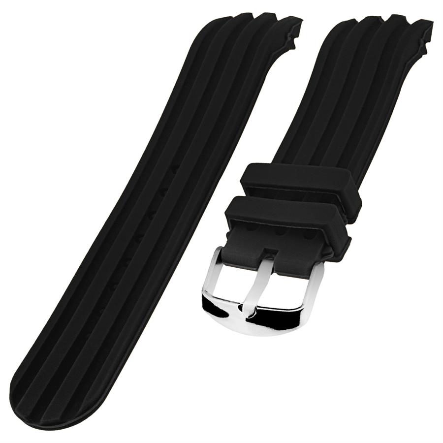 NAUTICA Modellere Uyumlu 24mm Silikon Saat Kordonu S01A2-B