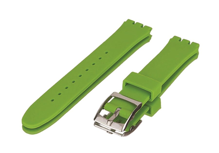 Swatch Modellere Uyumlu 19mm Silikon Saat Kordonu S01SW19-LG