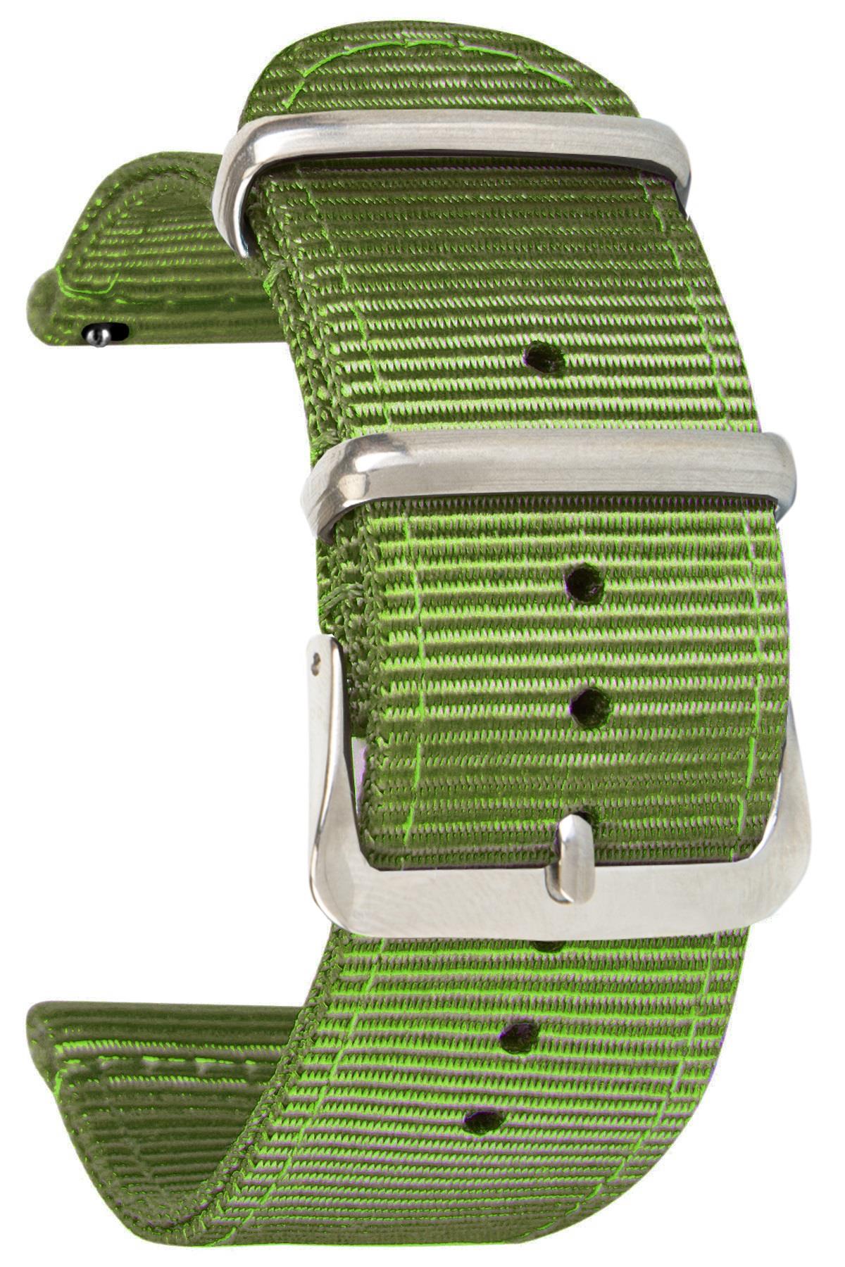 Xaomi Mi Watch S1-S2 Redmi Watch 5 Active-Lite Saat Uyumlu Tekstil Nato Kumaş Saat Kordonu Kayışı