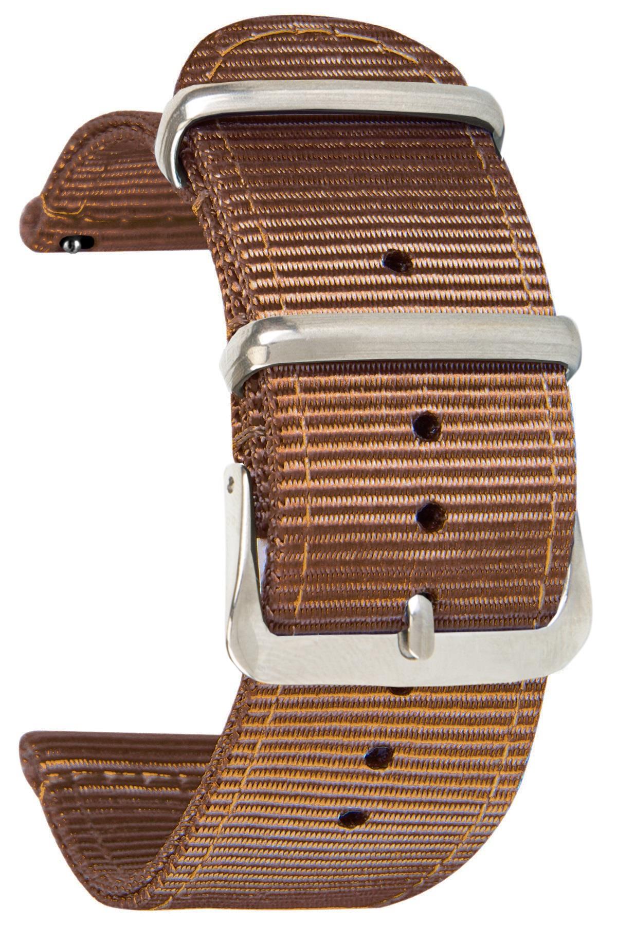 Xaomi Mi Watch S1-S2 Redmi Watch 5 Active-Lite Saat Uyumlu Tekstil Nato Kumaş Saat Kordonu Kayışı