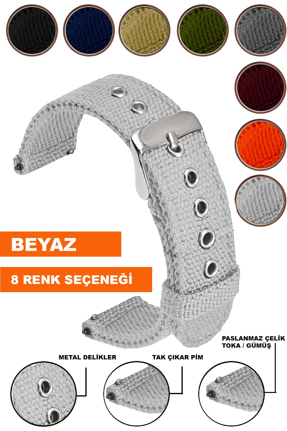 Xaomi Mi Watch S1-S2 Redmi Watch 5 Active-Lite Saat Uyumlu Tekstil Nato Kumaş Saat Kordonu Kayışı