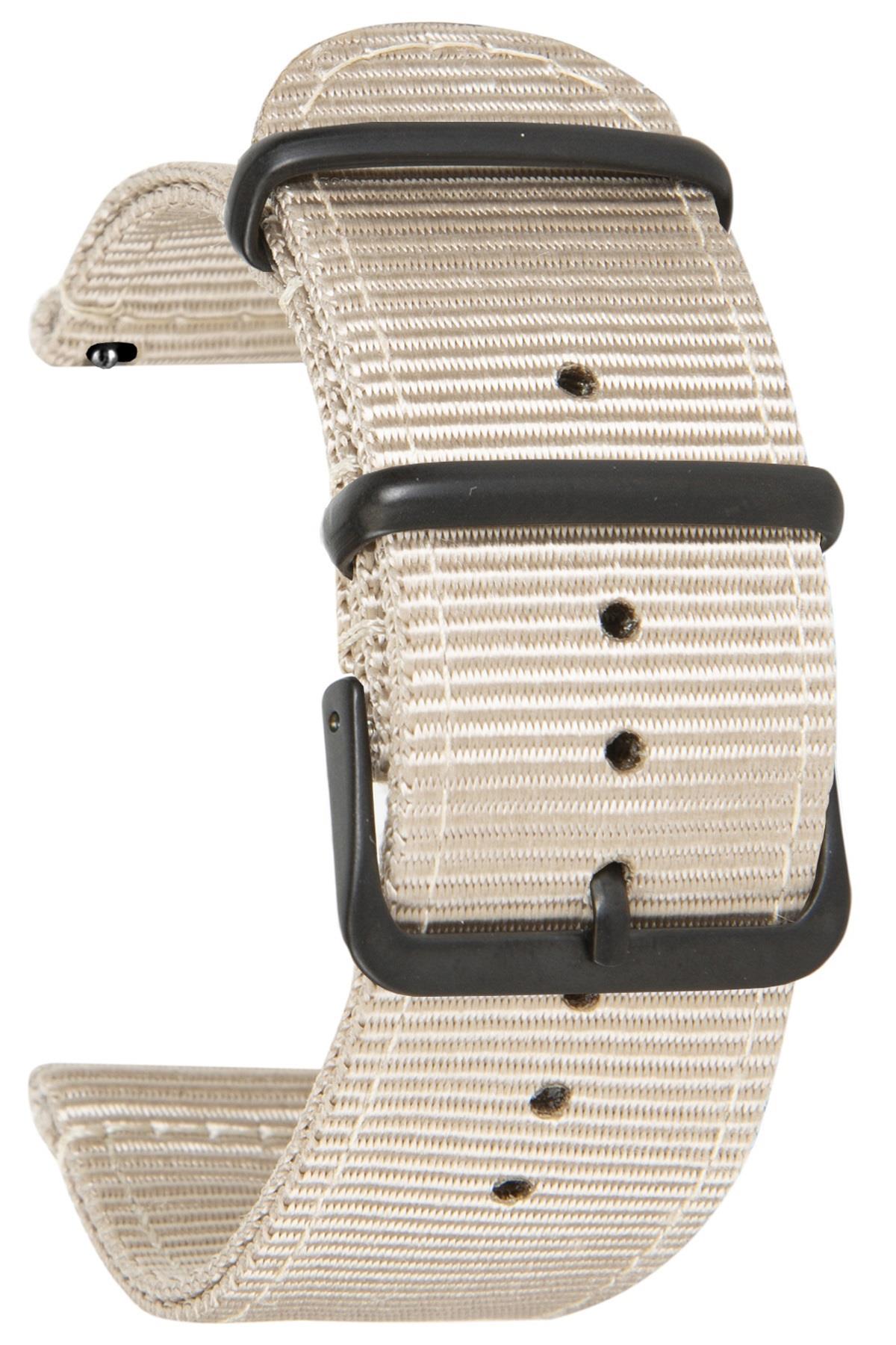 Xaomi Mi Watch S1-S2 Redmi Watch 5 Active-Lite Saat Uyumlu Tekstil Nato Kumaş Saat Kordonu Kayışı