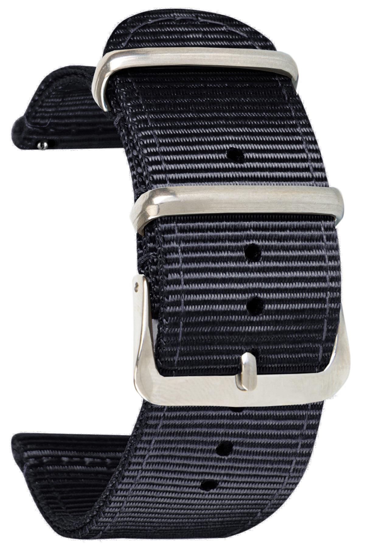 Xaomi Mi Watch S1-S2 Redmi Watch 5 Active-Lite Saat Uyumlu Tekstil Nato Kumaş Saat Kordonu Kayışı