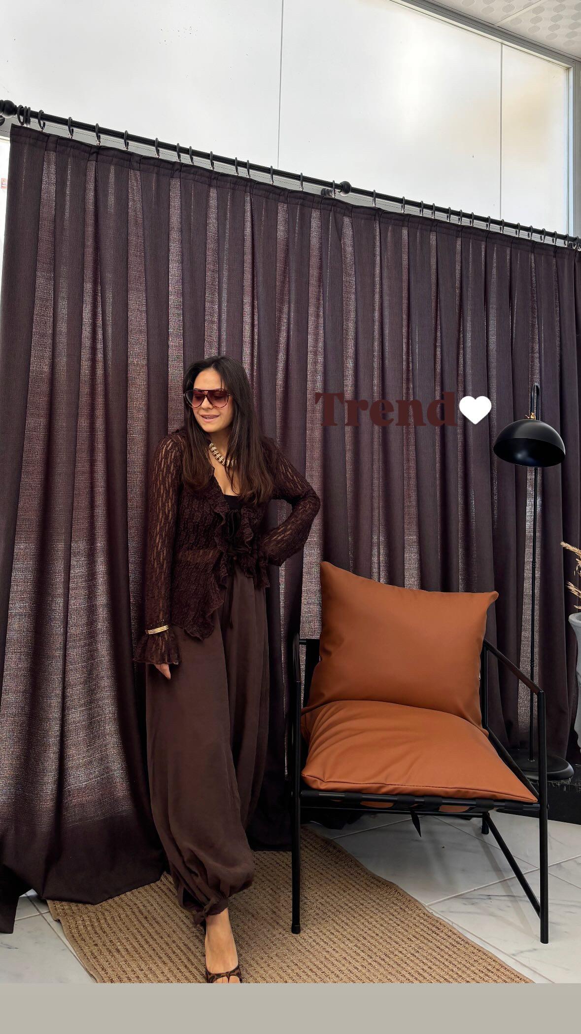 LİKRALI DANTEL BLUZ