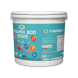 Yem Katkı ÜrünleriVitalicVTMECO 546VITALIC VITAMIX ECO-SÜT VE BESİ HAYVANLARI İÇİN VİTAMİN MİNERAL PREMİKSİ (20 KG)
