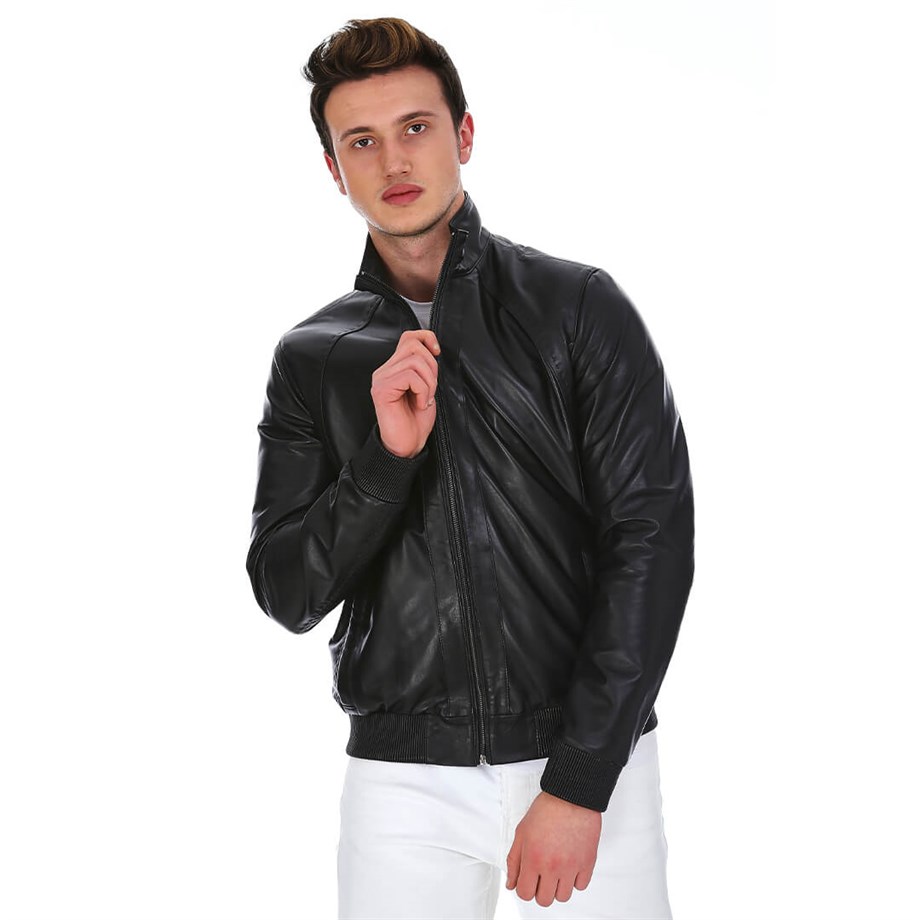 Dinamo Leather Erkek Gerçek Deri Ceket DE-306 - 20027