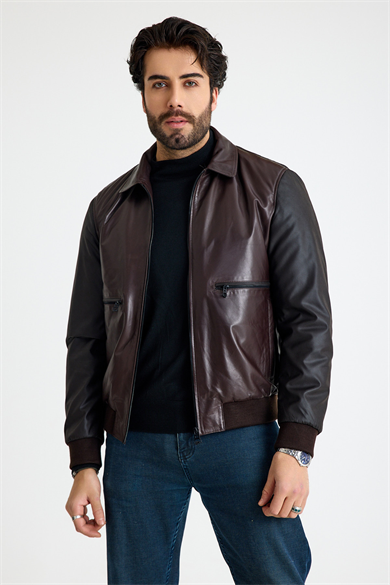 Klasik Erkek Deri̇ Ceket – E58-K-2551-23732