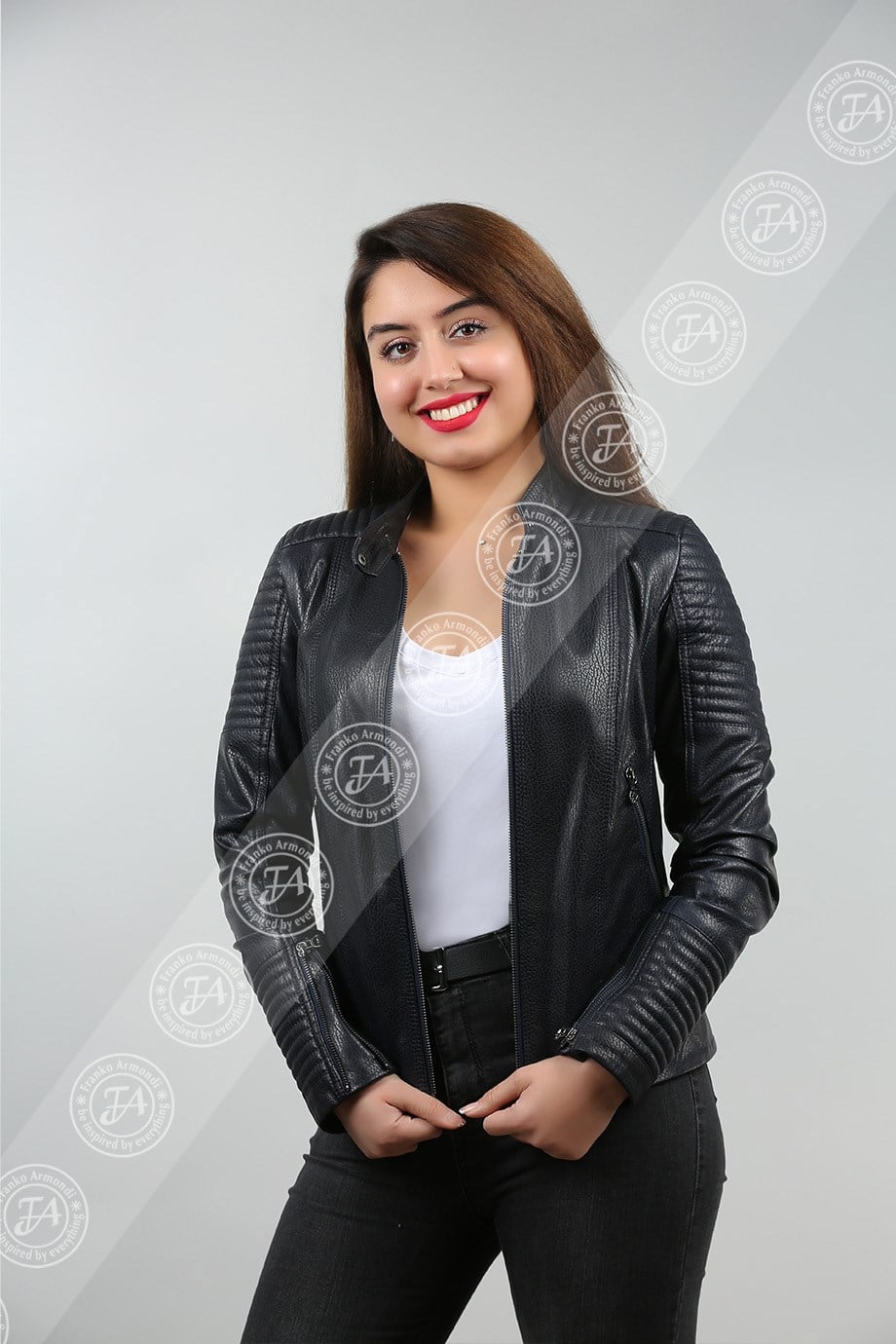 Bayan Gerçek Deri Spor Mont