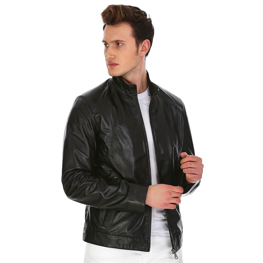 Dinamo Leather Erkek Gerçek Deri Ceket DE-300V2 - 20018