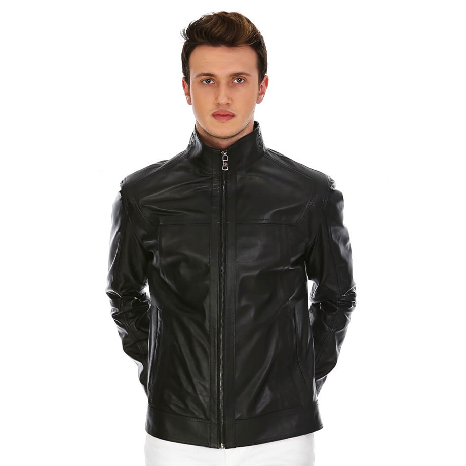 Dinamo Leather Erkek Gerçek Deri Ceket DE-133 - 20019