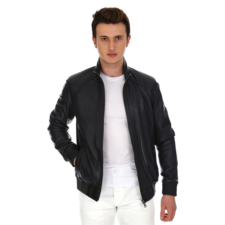 Dinamo Leather Erkek Gerçek Deri Ceket DE-306 - 20102