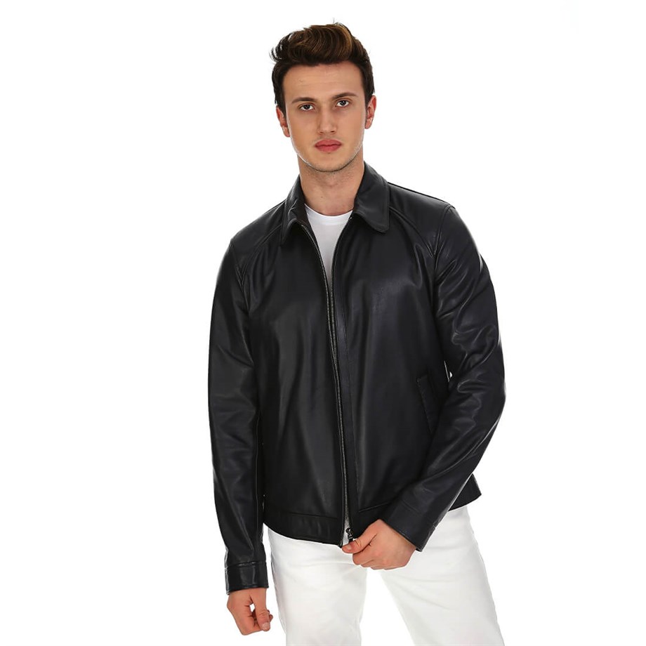 Dinamo Leather Erkek Gerçek Deri Ceket DE-962 - 20099