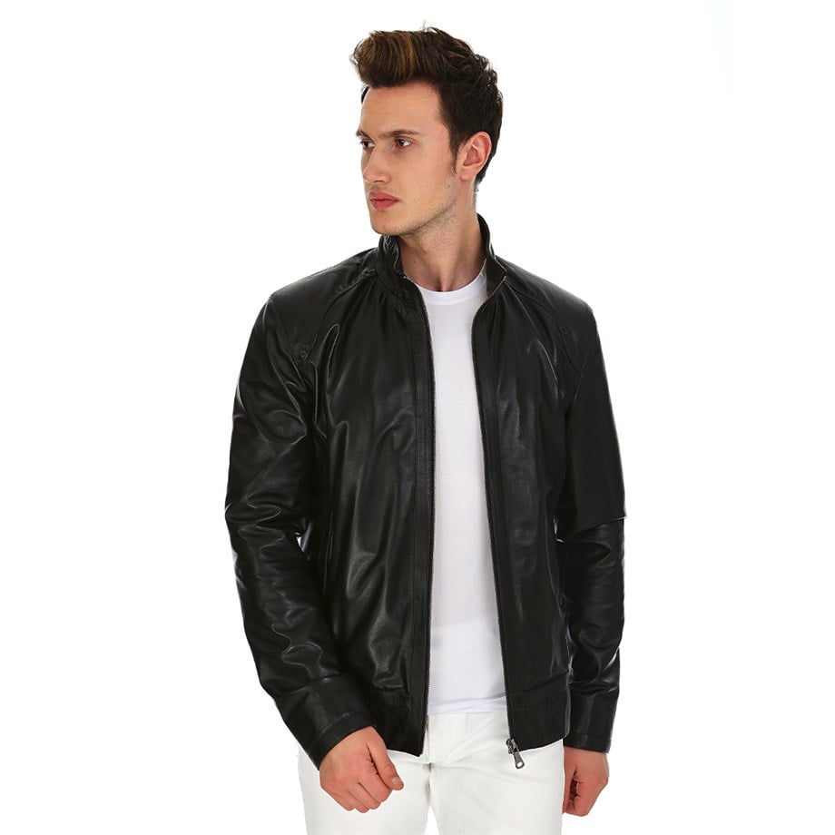 Dinamo Leather Erkek Gerçek Deri Ceket DE-788 - 20029