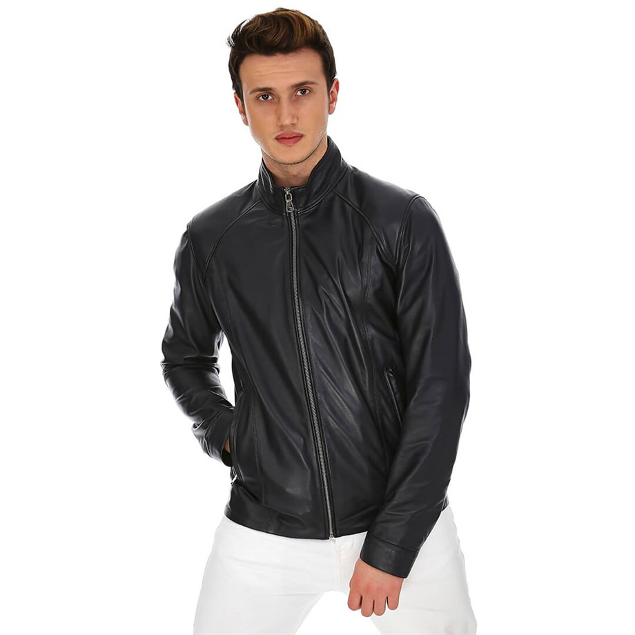 Dinamo Leather Erkek Gerçek Deri Ceket DE-1100 - 20107