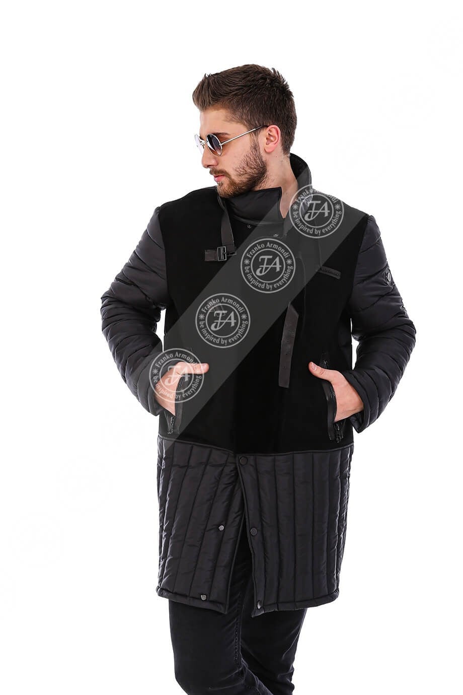 Erkek Gerçek Deri Spor Luxury Kaban Siyah K-1589-20063 FA5