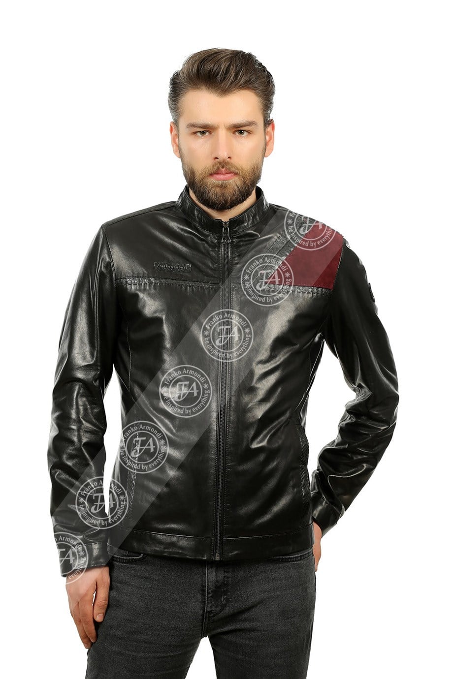 Erkek Gerçek Deri Spor Luxury Mont Piton Süet  Siyah K-1388-19488