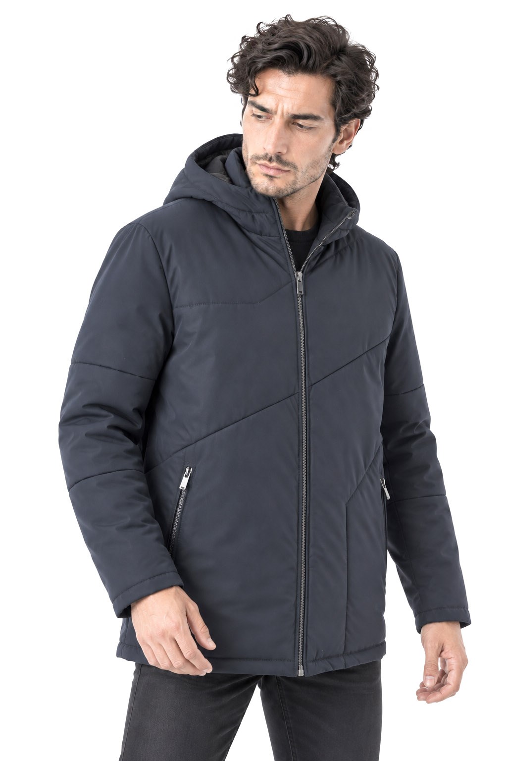 ERkek kaban kapişonlu Code:24396