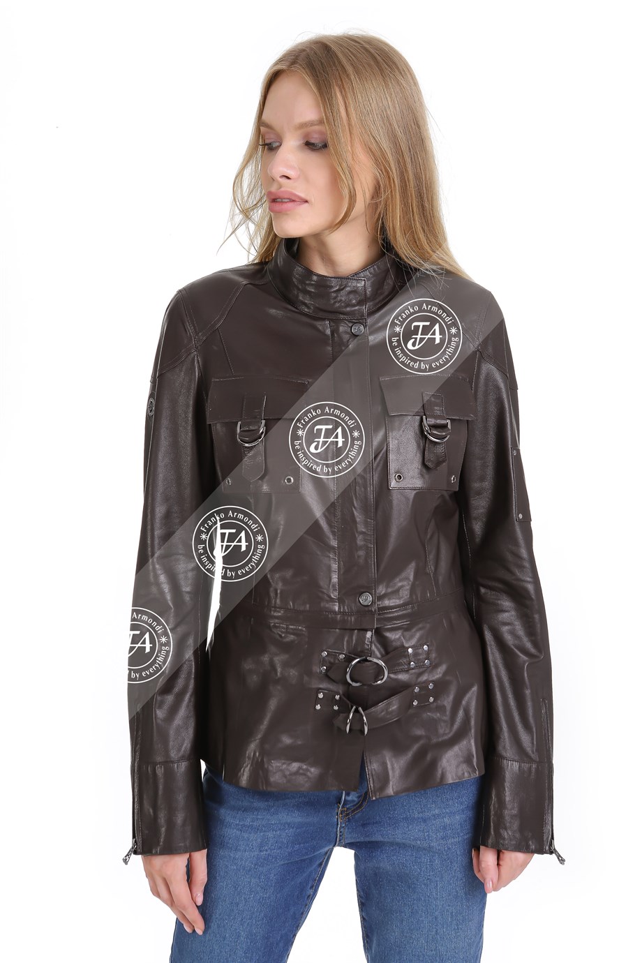 Franko Armondi Kadın Gerçek Deri ONL- BK-1711 - 20481  FA8