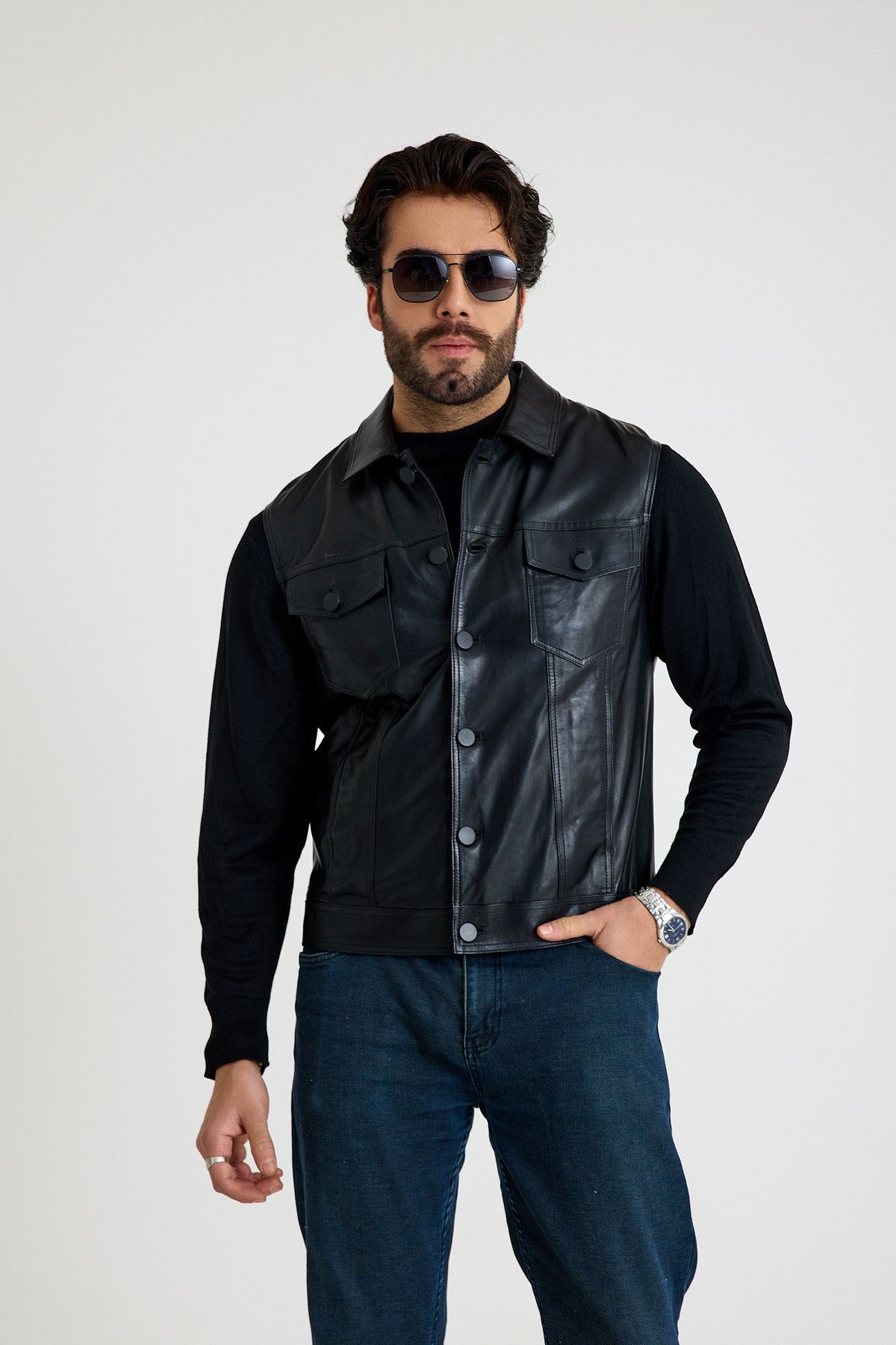 Jean Model Erkek Yelek  – E64-YLK-899-20222